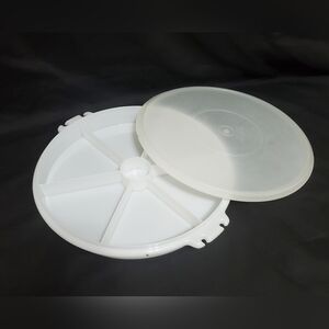 Vintage Tupperware Party Susan Divided Storage Party Server